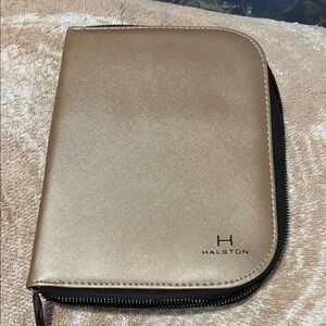 Halston Heritage Gold Travel Wallet